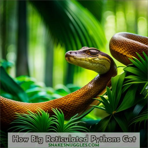 How Big Reticulated Pythons Get