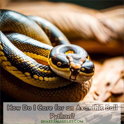 How Do I Care for an Axanthic Ball Python