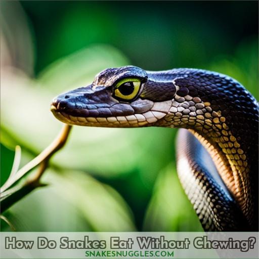 How Do Snakes Eat Without Chewing