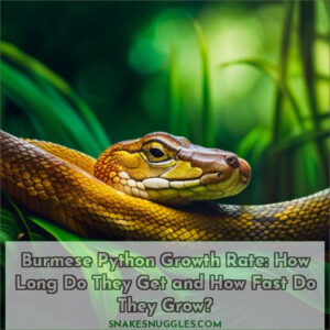 how long do burmese pythons get and how long it takes them to grow