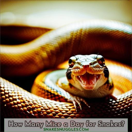 How Many Mice a Day for Snakes