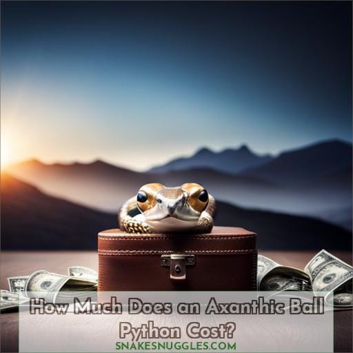 How Much Does an Axanthic Ball Python Cost