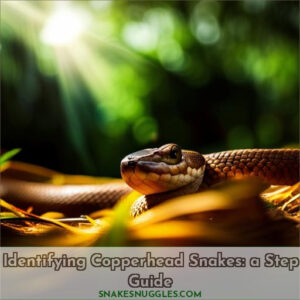 how to identify a copperhead snake