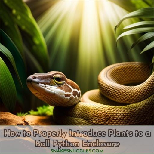 How to Properly Introduce Plants to a Ball Python Enclosure