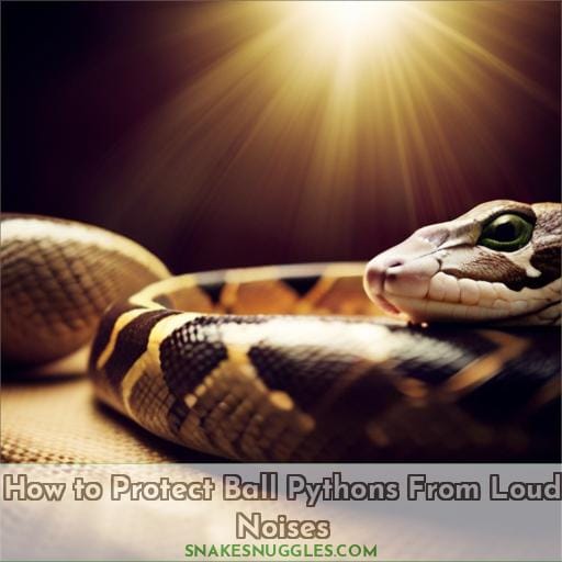 How to Protect Ball Pythons From Loud Noises
