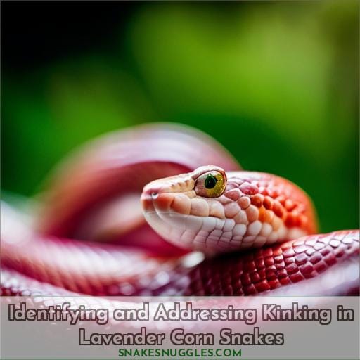 Identifying and Addressing Kinking in Lavender Corn Snakes