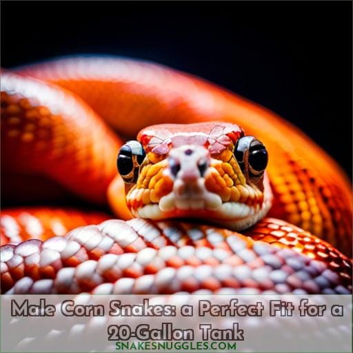 Male Corn Snakes: a Perfect Fit for a 20-Gallon Tank