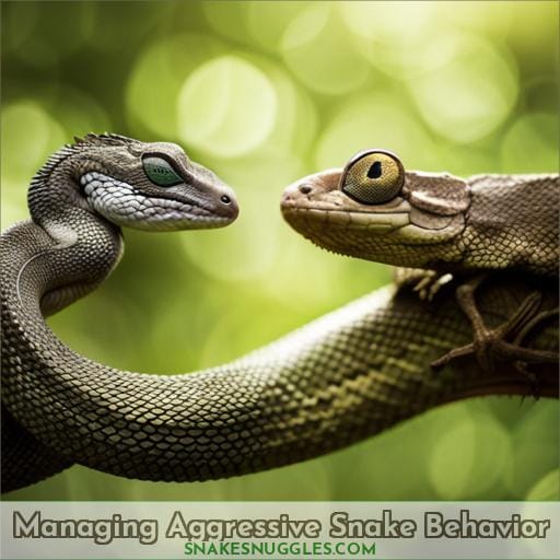 Managing Aggressive Snake Behavior