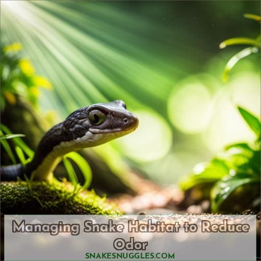 Managing Snake Habitat to Reduce Odor