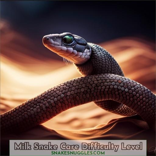 Milk Snake Care Difficulty Level