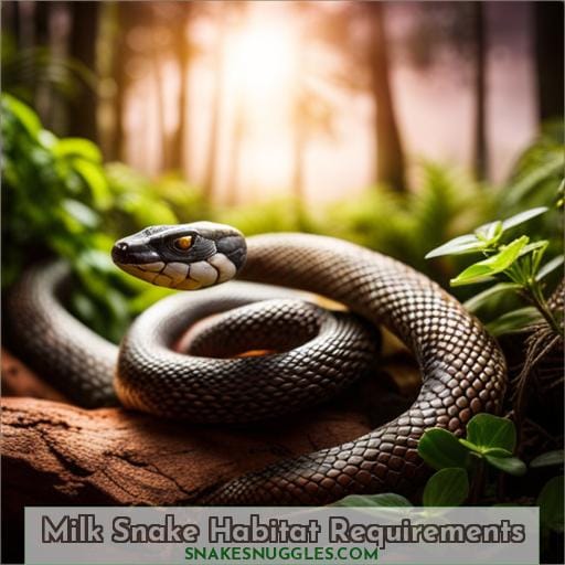 Milk Snake Habitat Requirements