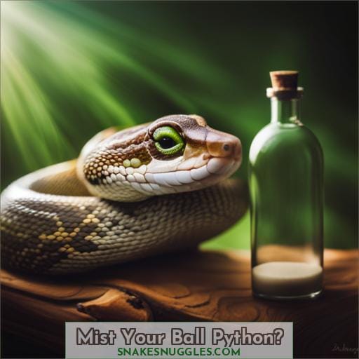 Mist Your Ball Python