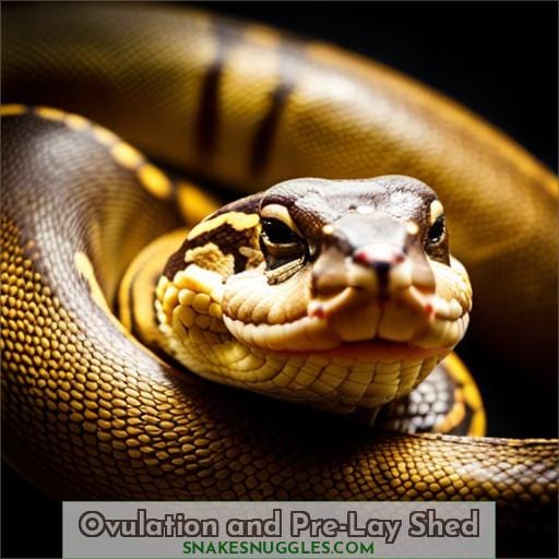 Ovulation and Pre-Lay Shed