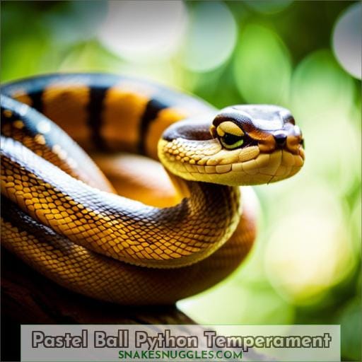 Pastel Ball Python Temperament