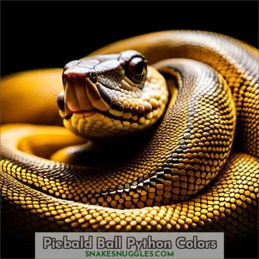 Piebald Ball Python Colors