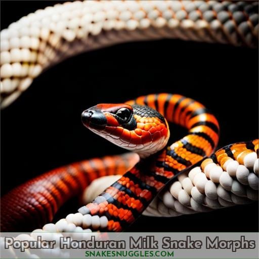 Popular Honduran Milk Snake Morphs