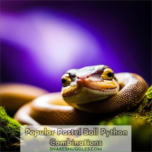 Popular Pastel Ball Python Combinations