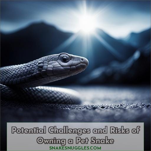 Potential Challenges and Risks of Owning a Pet Snake