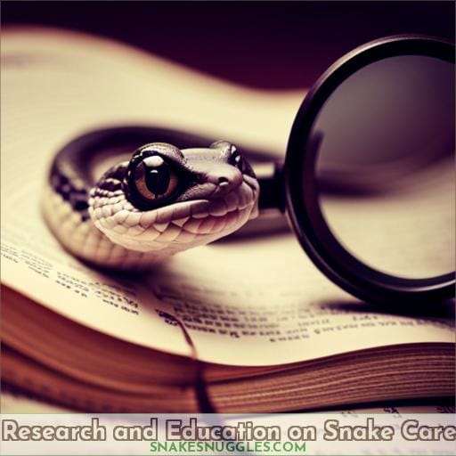 Research and Education on Snake Care