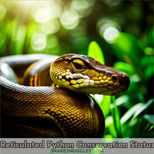 Reticulated Python Conservation Status