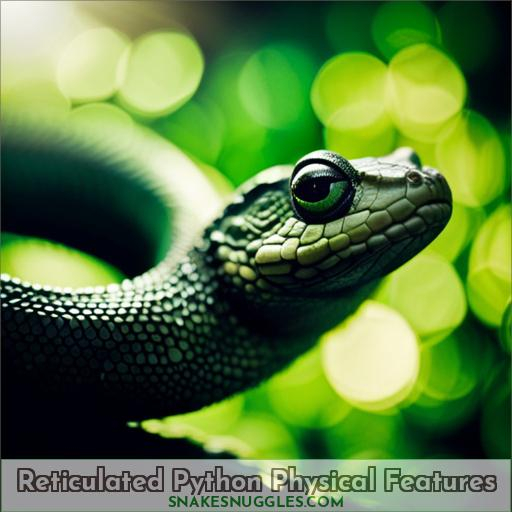 Reticulated Python Physical Features