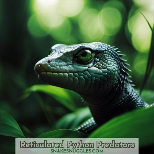 Reticulated Python Predators