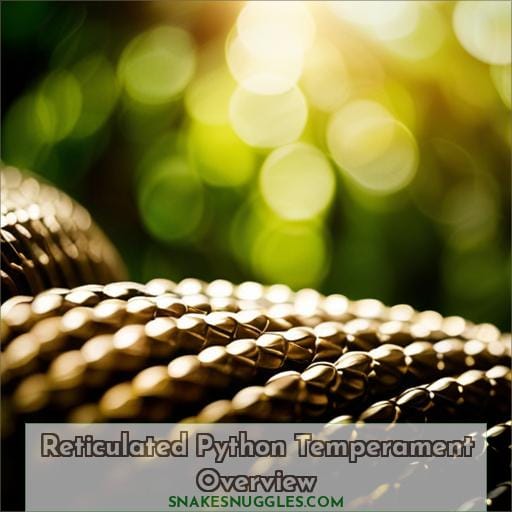Reticulated Python Temperament Overview