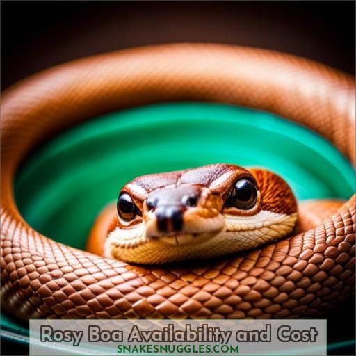 Rosy Boa Availability and Cost
