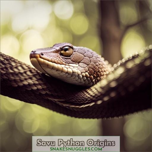 Savu Python Origins