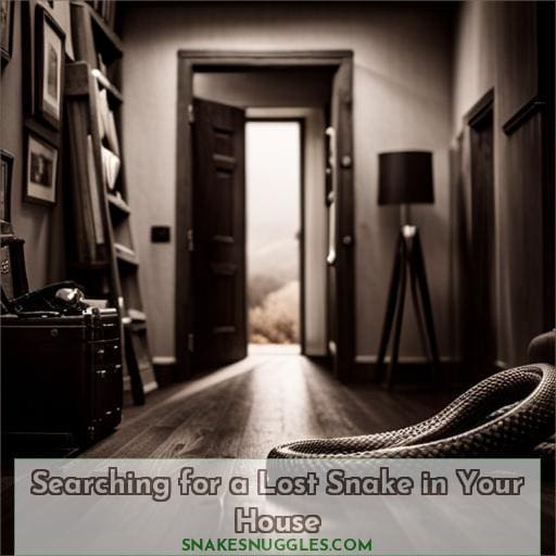 Searching for a Lost Snake in Your House