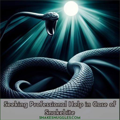 Seeking Professional Help in Case of Snakebite