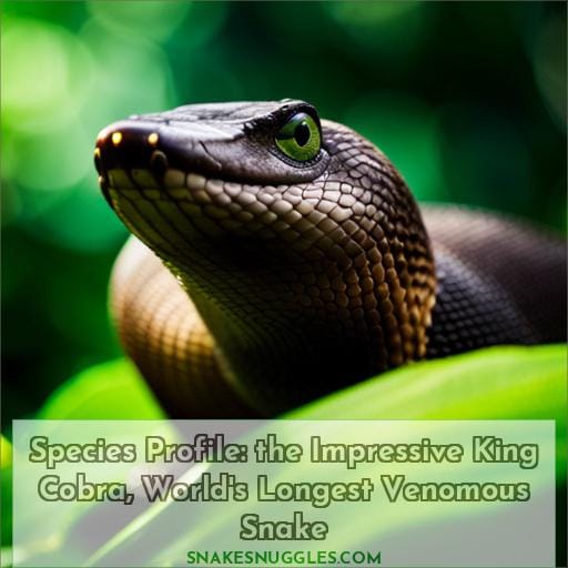 species profile the king cobra