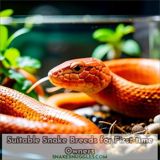 Suitable Snake Breeds for First-time Owners