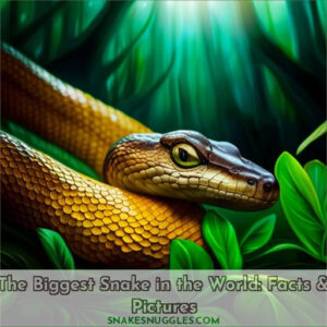 the biggest snake in the world with facts and pictures