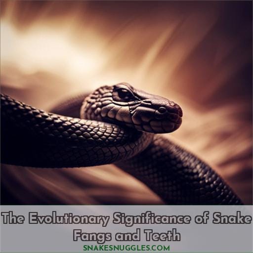 The Evolutionary Significance of Snake Fangs and Teeth