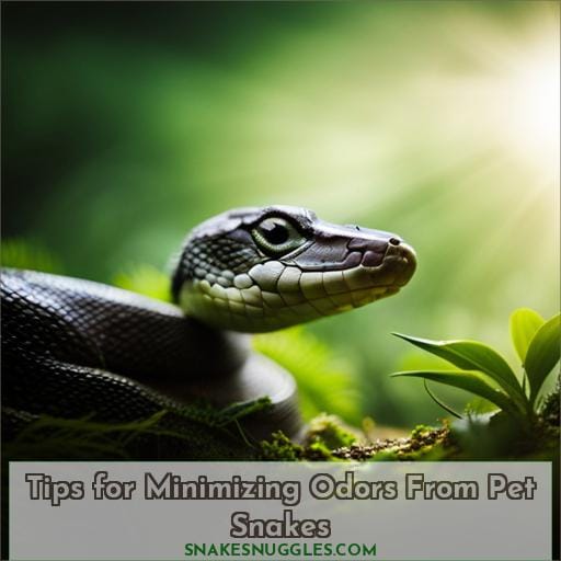 Tips for Minimizing Odors From Pet Snakes