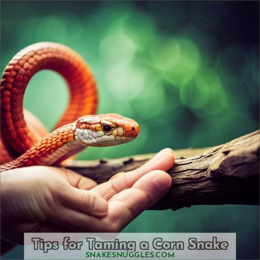 Tips for Taming a Corn Snake