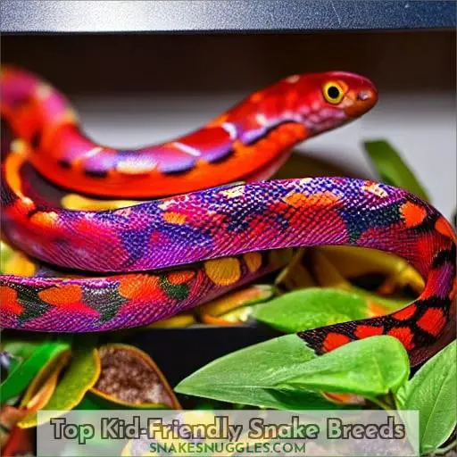 Top Kid-Friendly Snake Breeds