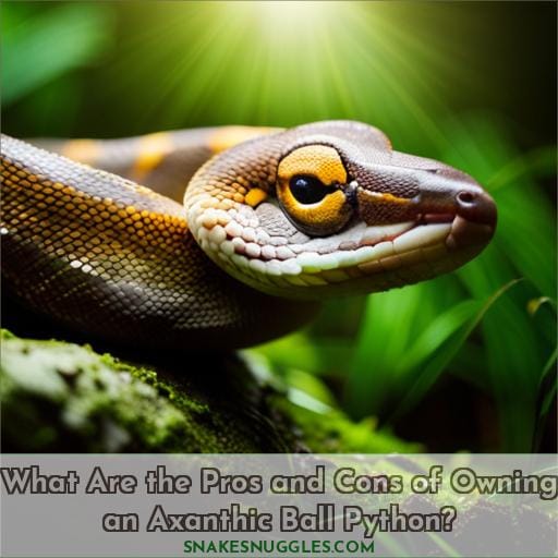 What Are the Pros and Cons of Owning an Axanthic Ball Python