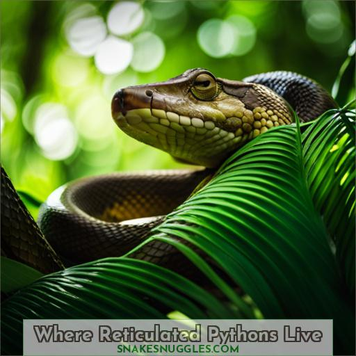 Where Reticulated Pythons Live