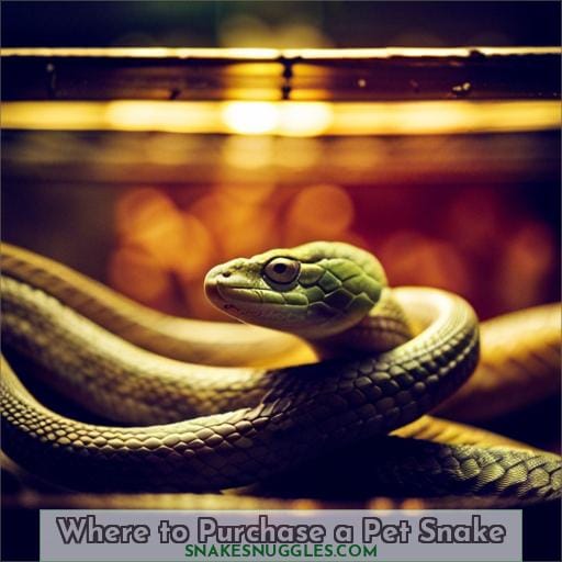 Where to Purchase a Pet Snake