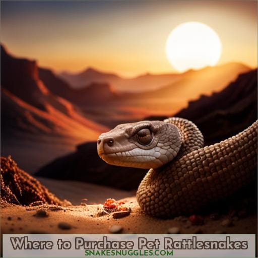 Where to Purchase Pet Rattlesnakes