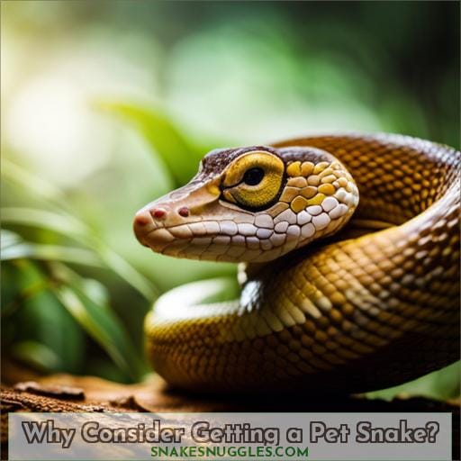Why Consider Getting a Pet Snake