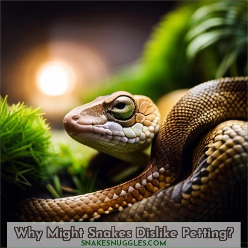 Why Might Snakes Dislike Petting