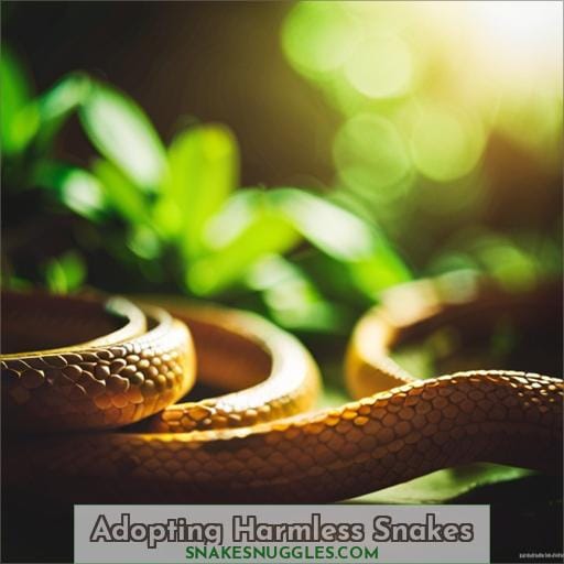 Adopting Harmless Snakes