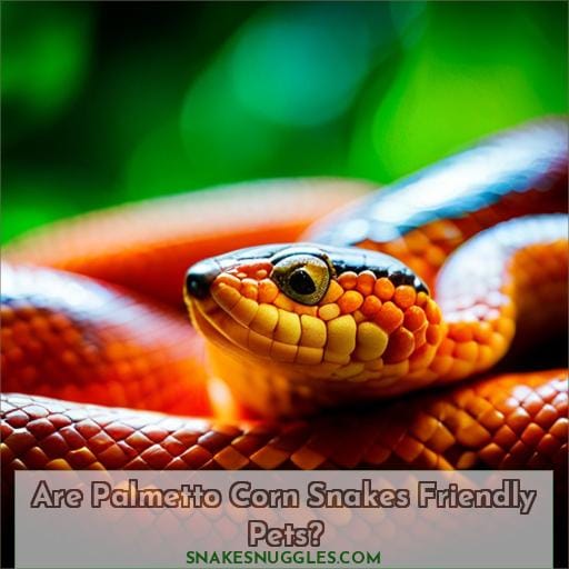 Are Palmetto Corn Snakes Friendly Pets
