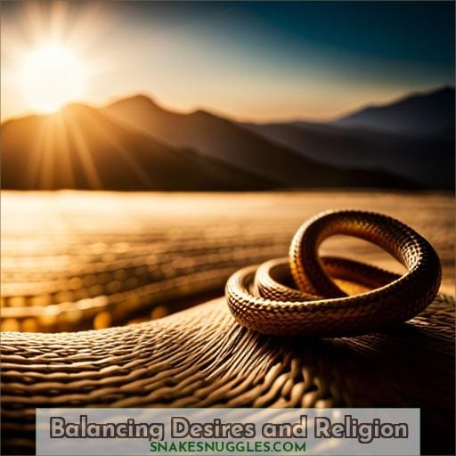 Balancing Desires and Religion