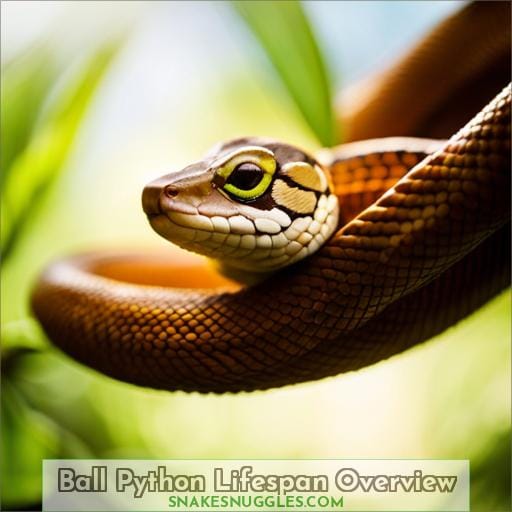 Ball Python Lifespan Overview
