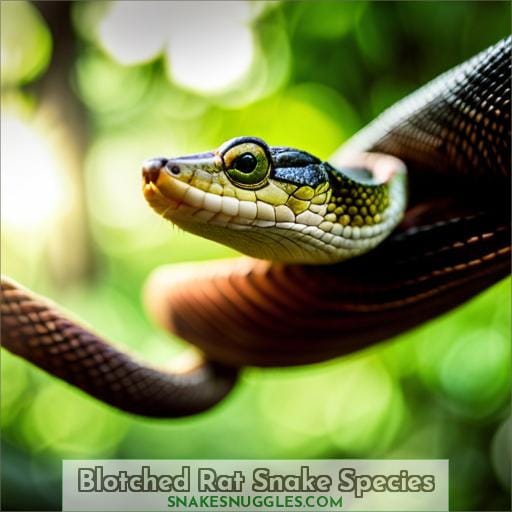 Blotched Rat Snake Species