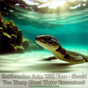can a rattlesnake swim
